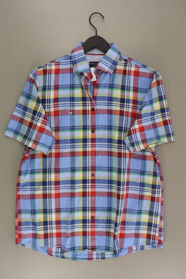 ✅ Casa Moda camicetta per uomo taglia 52, L a quadri multicolore di cotone ✅ - Immagine 4 di 4