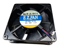 FP-108-7-12V-S-1-B-0.6A, EZ FAN 127mm x 38mm 12V DC @ 0.6A Cooling Fan ~ 105 CFM