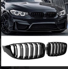 Gloss Black Kidney Grille Set BMW F32 F33 F36 F80 F82 2pcs