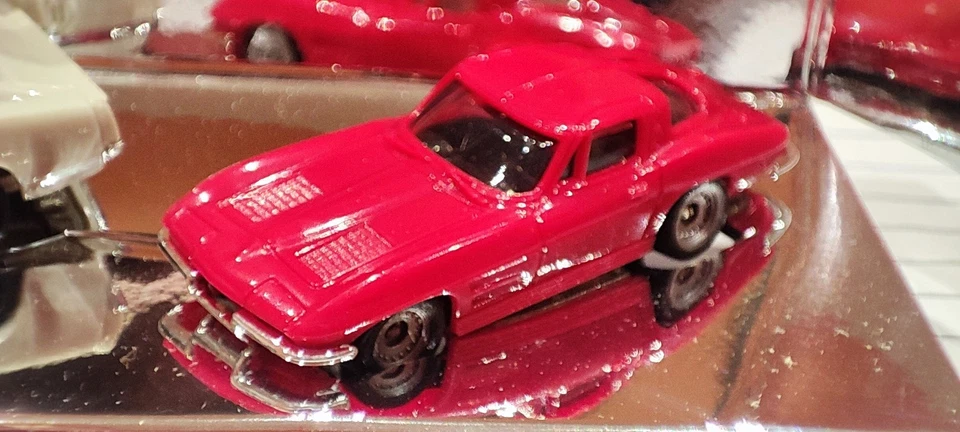 Monogram Modellini H0 Chevy Bel Air '57 Mustang Boss 302 '69 Corvette H.T. '63 - Immagine 2 di 4