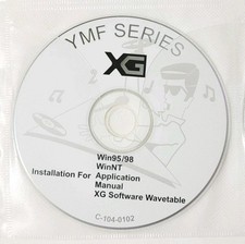 YMF Series XG PC Software CD Wavetable Win95 WinNT
