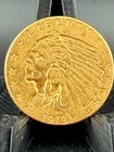 1913-P Philadelphia $2.50 Indian Head Quarter Eagle Gold Coin Pre-1933
