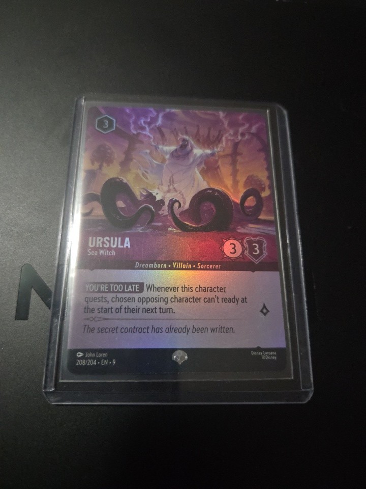 Ursula Sea Witch Epic Alternate Art Fabled Disney Lorcana 208/204  NM/MINT