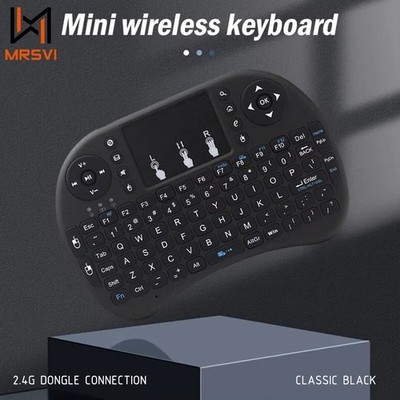 MRSVI I8 Mini Wireless Keyboard Air Mouse Touchpad Remote for TV PC