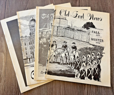 4 Old Fort News 1972 Magazine Fort Wayne Indiana Newsletter Mailer Local History