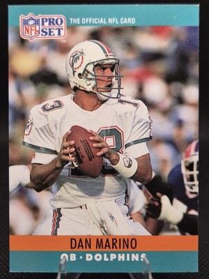 1990 Pro Set Dan Marino Miami Dolphins #181..Ai App Graded At 8.75..PRISTINE !