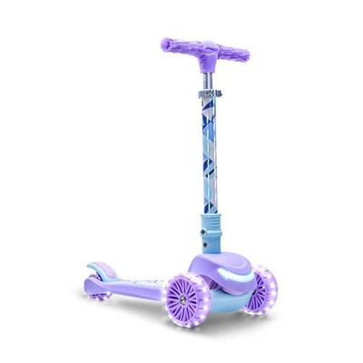 Jetson Disney Frozen 3Wheel Kick Kids Scooter, LED Lights on Stem, LightUp Wh...