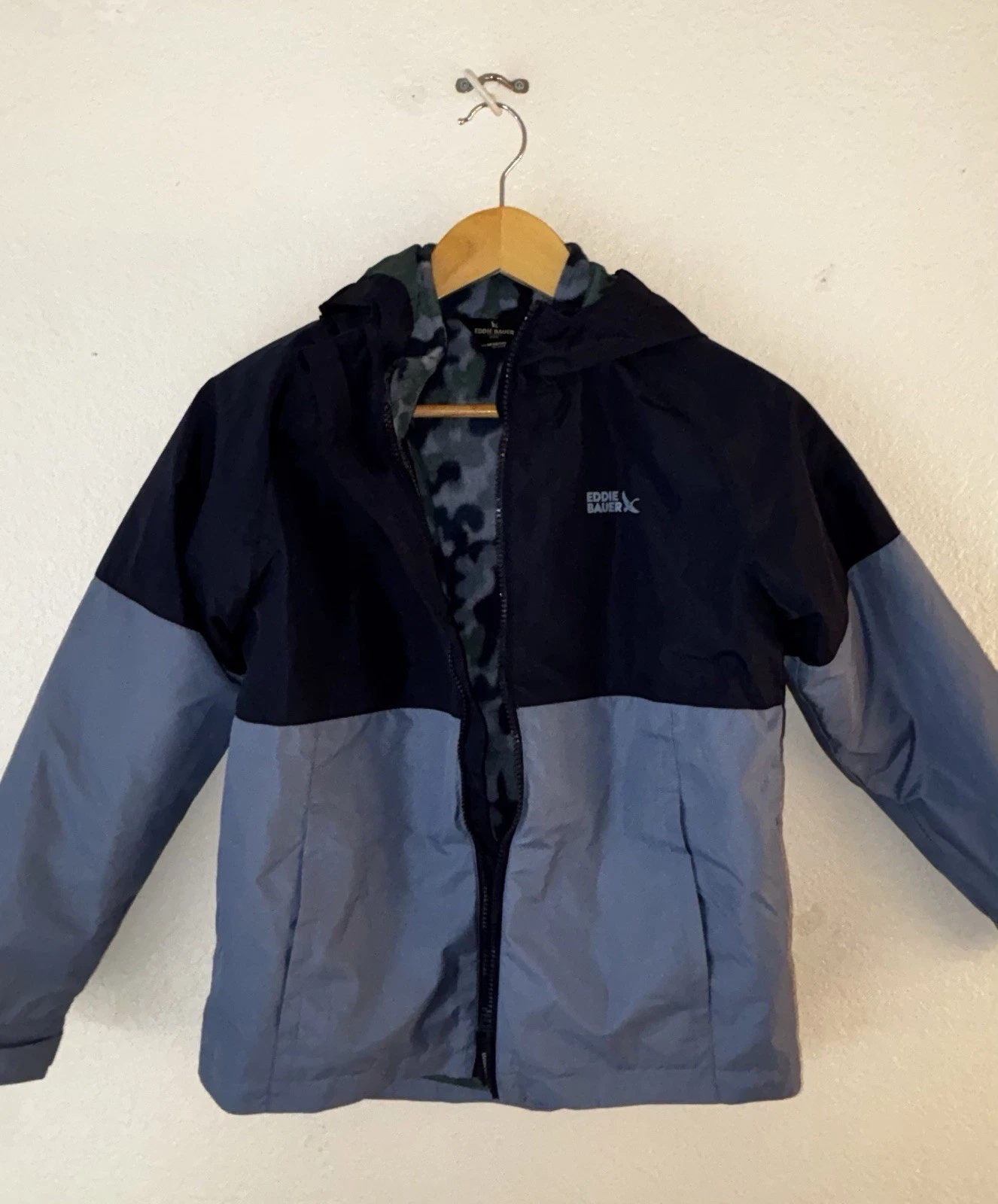Eddie Bauer Coat Sz 10/12 Medium Blue 3-in-1 Jacket Winter Kids Warm
Opens in a new window or tab
