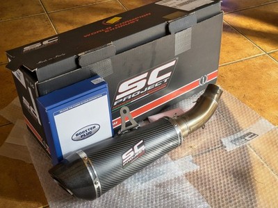 SC Project und BOOST PLUG für Ducati Scrambler 800 aus Carbon
