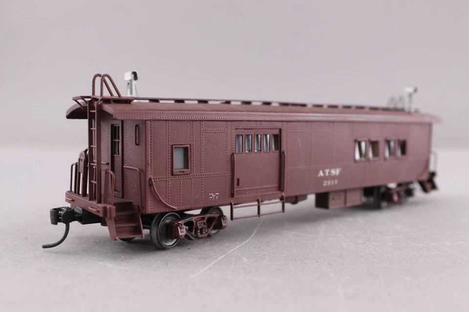 HO LATÓN HM SELLO AT&SF ATSF SANTA FE COCHE DE CONDUCTOR 2314 INTERIOR PERSONALIZADO Foto 4 de 4