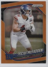 2025 Panini Prizm Orange Prizm 223/249 Micah McFadden #95 11oq