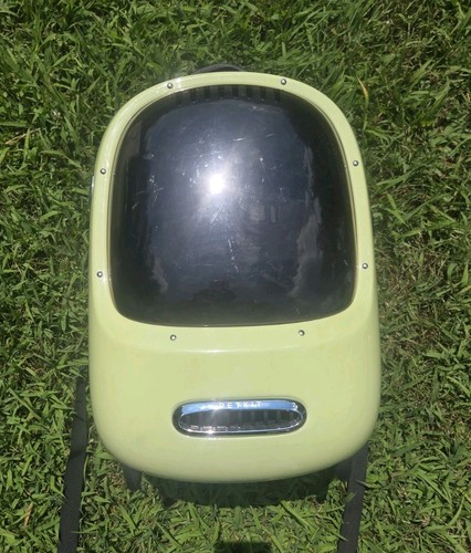 PETKIT Breezy Ventilated Dome Bubble Portable Pet Cat Dog Carrier Backpack Green