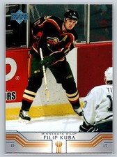 2001-02 Upper Deck #316 Filip Kuba Minnesota Wild Defenseman Hockey Card