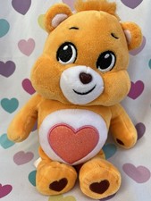 Care Bears Tenderheart Bear Glitter Heart Plush Stuffed Unlock Magic Basic Fun