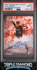2025 Topps Black And White Paul Skenes Autograph Auto Orange #1/5 PSA 10 Q855
