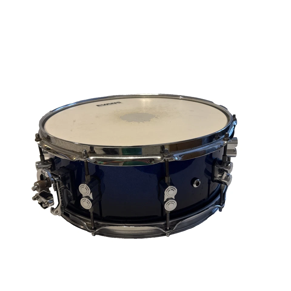 PDP Concept Maple 14" Snare Drum –in Blue Sparkle – with Chrome Hardware - Image 2 of 4