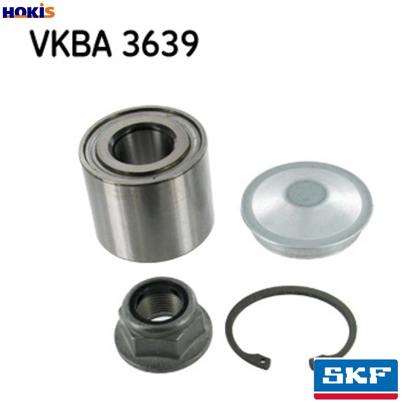 WHEEL BEARING KIT VKBA 3639 FOR RENAULT CLIO/III/EURO/CAMPUS LUTECIA 1.5L 4cyl - Image 16
