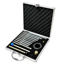 Solfeggio Tuning Fork Set - 10 Silver Tuning Forks Perfect