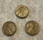 1945 P D S Lincoln Wheat Cent 3 Coin Set Lot 6  FREE SHIPPING