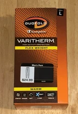 Champion Duofold Men's Varitherm Flex Weight Base layer Thermal Pants Black-L