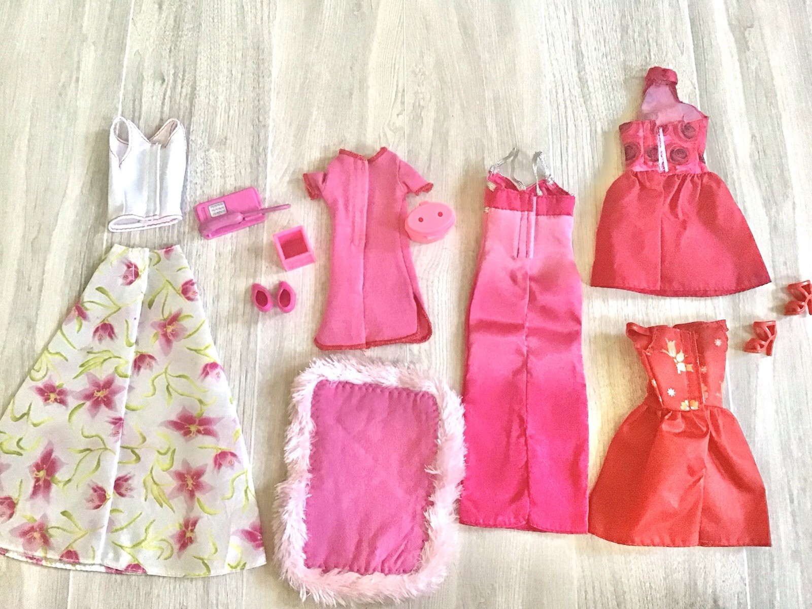 Barbie Doll Clothes & Accessories Lot Assorted 2000s Vintage
