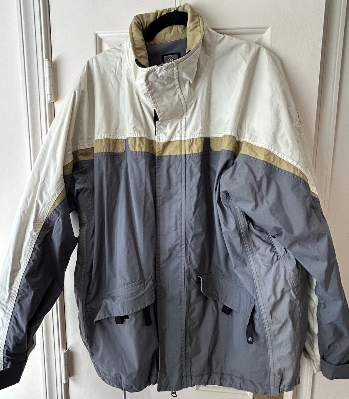 Vintage 90s Nike ACG Storm Fit Grey conditions gear outer layer Jacket L READ