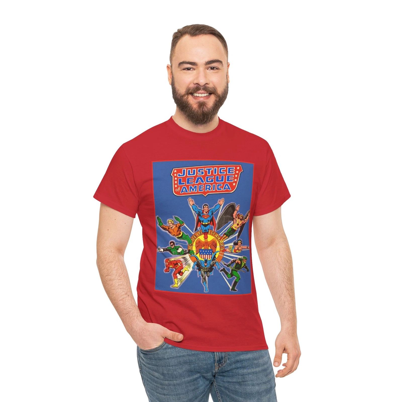 Justice League Treasury Edition T-Shirt - Superman, Batman, Flash - DC Comics