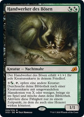 Magic/MTG Handwerker des Bösen IKO-220 Mythic Deutsch NM