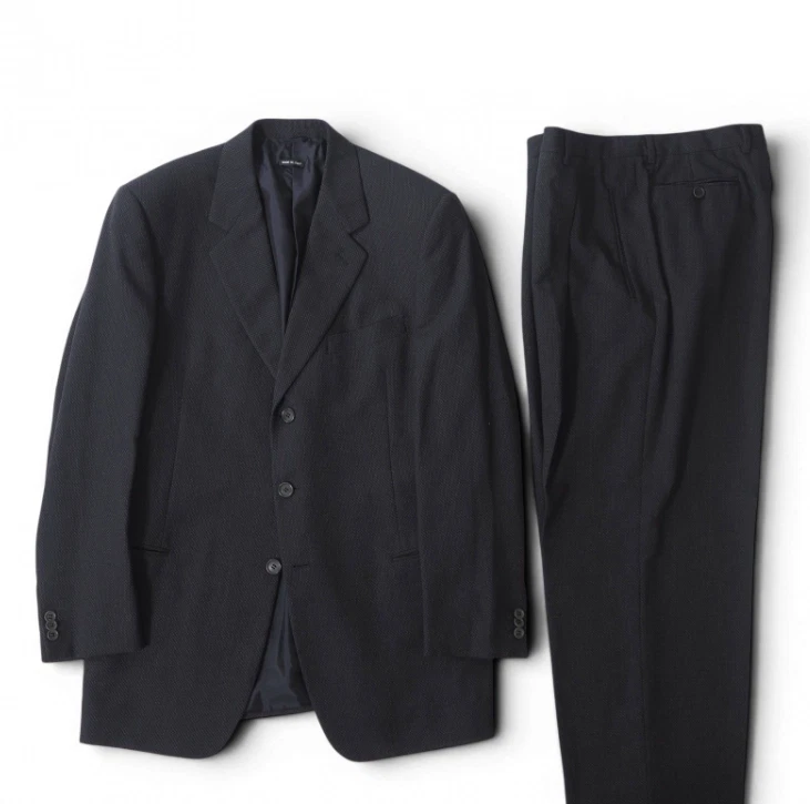 スーツ 90s giorgio armani wide slacks black 52 Giorgio Armani Regular Size Suits & Blazers for Men 52 Size for