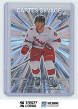 2025-26 Upper Deck Young Guns Outburst Justin Robidas #243 Carolina Hurricanes