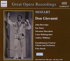 W. A. MOZART - Don Giovanni - 3 CD - Box Set Import -  Mint Condition 