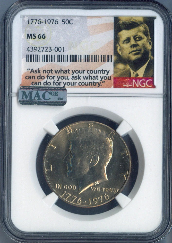 MS 66 Graded 1976 Kennedy US Half Dollars (1964-Now) for sale | eBay
