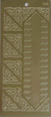 Outline Sticker - Flowers Triangles Waving Lines - 1.3880 gl/gl