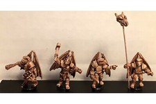 15mm Fantasy Dragonmen Command (4 figures)
