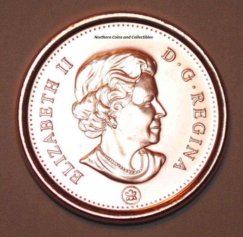 2012 1 Cent Canada Steel Nice Uncirculated Canadian Penny Magnetic