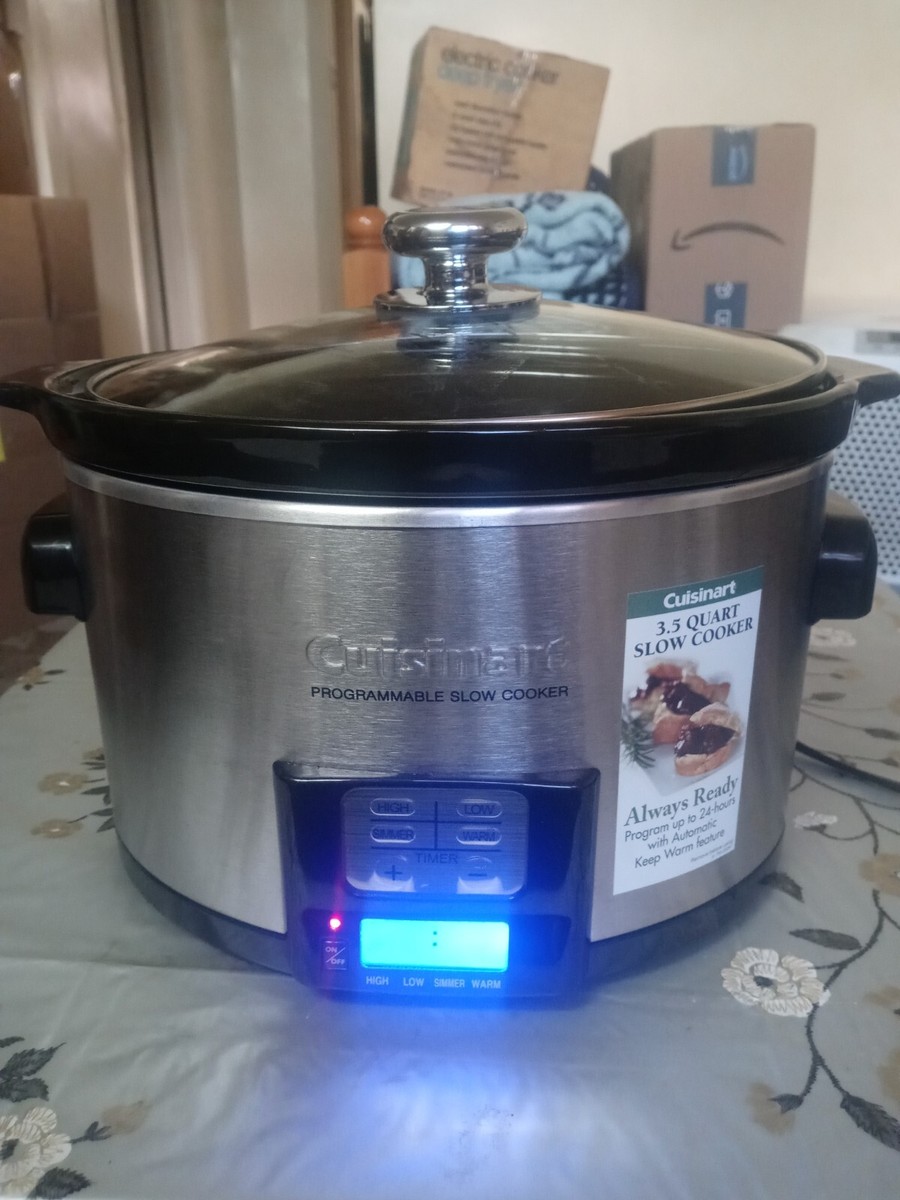 Slow Cooker Cuisinart Quart Programmable, Brushed Stainless