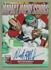 DEXTER MANLEY 2024 PANINI DONRUSS ELITE SP AUTOGRAPH AUTO CARD #'D /149 NFL