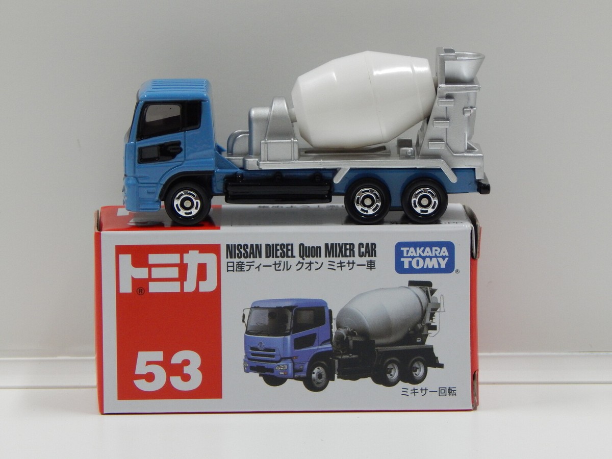 Nissan Diesel Quon トラック　模型　美品♪ Nissan Diesel Quon Mixer Car - Made in Vietnam Tomica 53 | eBay