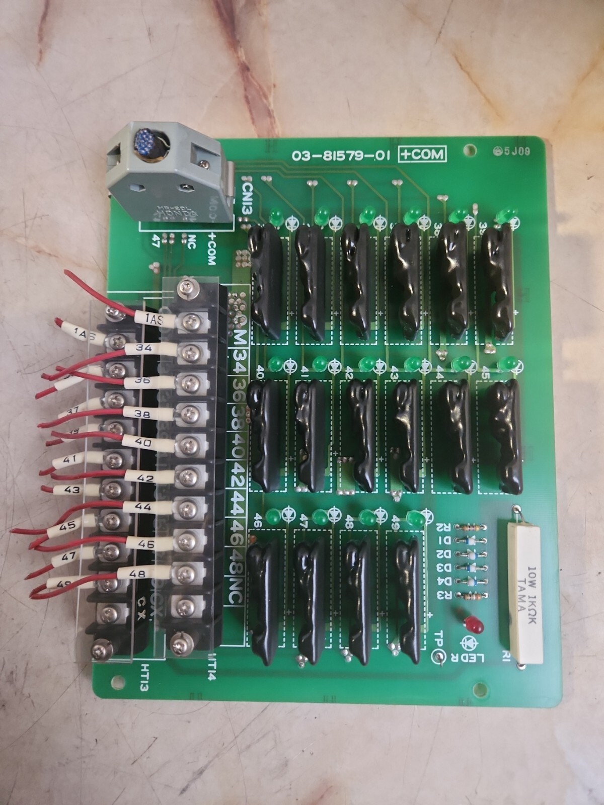 MAQUINARIA YAMAKAZI 03-81579-01 + PLACA DE CIRCUITO COM (RETIRADA DEL CNC MAZAK)