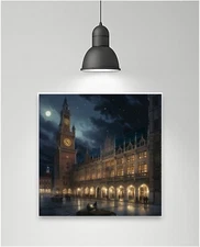Munich Canvas Art Gift Painting Germany Cityscape Wall Decor Travel Home Unique