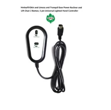 Pride Limoss Recliner Lift Chair Hand Control remote up/dowm 5pin 180° Connector
