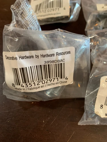 CABINET KNOBS 1-3/16" Oil-Rubbed Bronze Lot x6pks Hardware Resources 3898DBAC - Picture 2 of 6