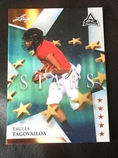 TAULIA TAGOVAILOA 2021 LEAF YOUNG STARS Bronze version Alabama MARYLAND QB ARC 