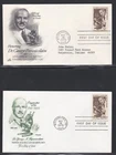USA 1978 3 FIRST DAY COVERS DR GEORGE PAPANICOLAOU FOUNDER OF PAP TEST W CACHETS
