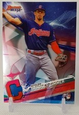 ⚾️2017 bowman's best BRADLEY ZIMMER (rookie) baseball card #64⚾️ *Indians*