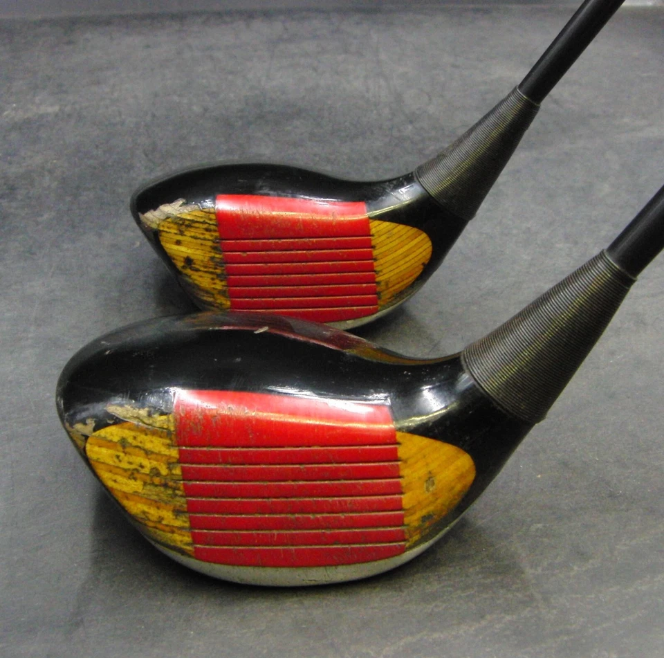 Set of 2 Ping Karsten 3+5 Woods Regular Graphite Shafts Izanahi Studio Grips - Image 2 of 4