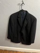 Mens 44R Michael Kors Black Two Button Sport Camel Hair Coat