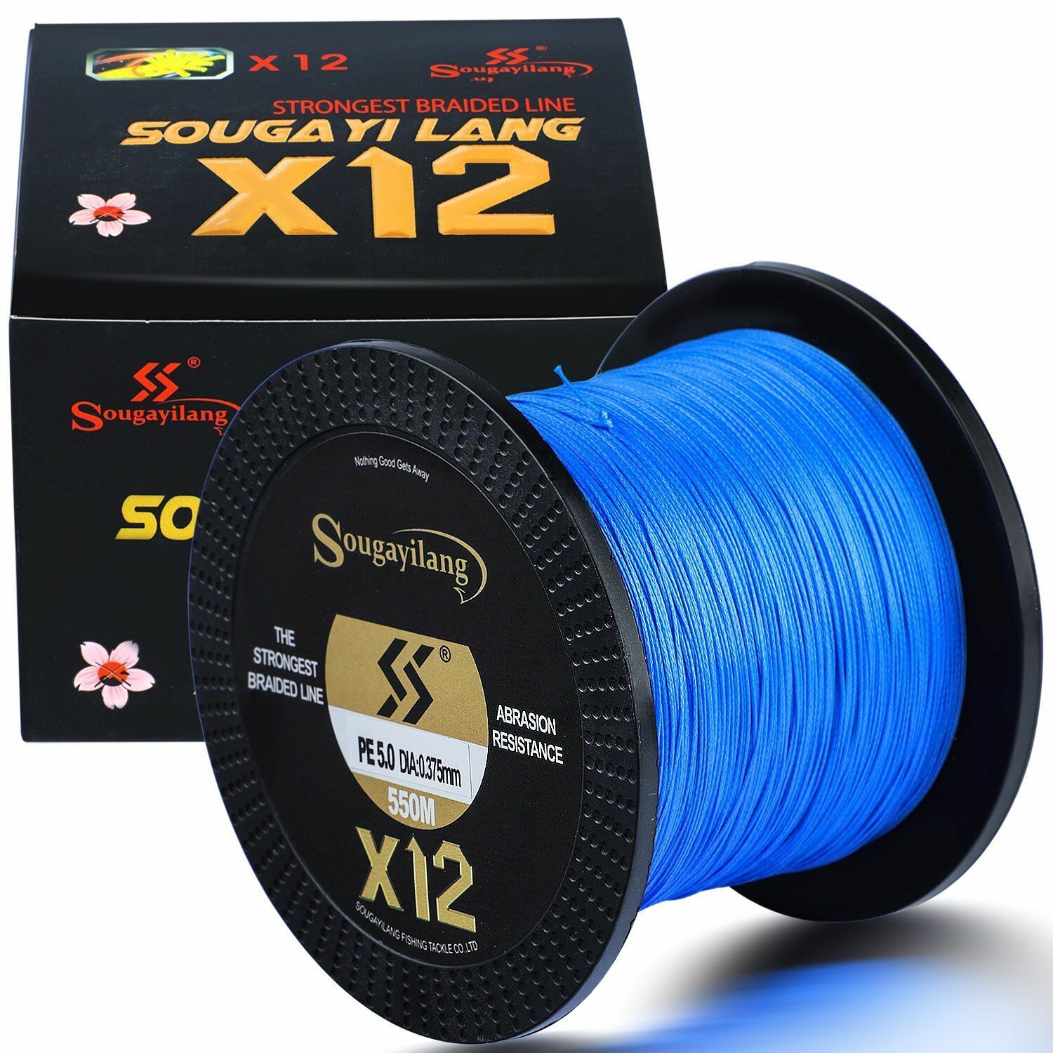Braided Fishing Line 12 Strands Strong Floating Spinning Wire Long Baits  Casting
