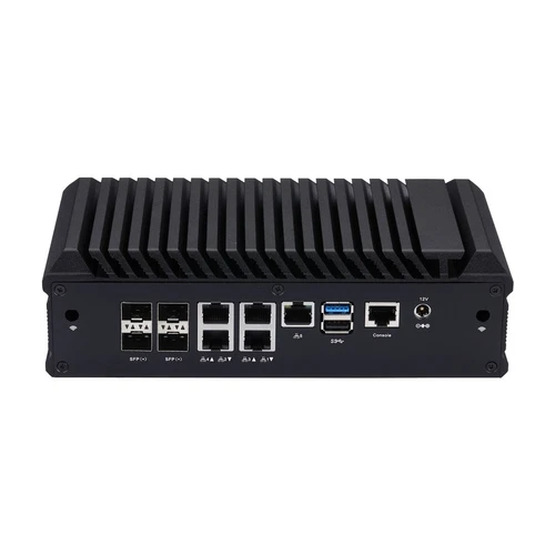 Qotom Mini PC 4* SFP+ 10G/5*2.5G I225,C3758R  C3758 C3808 C3908  Gateway Router
