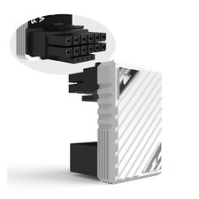 16 Pin GPU PCI-e 5.0 180 Degree Angled Connector 12VHPWR Male to Female u Tur...